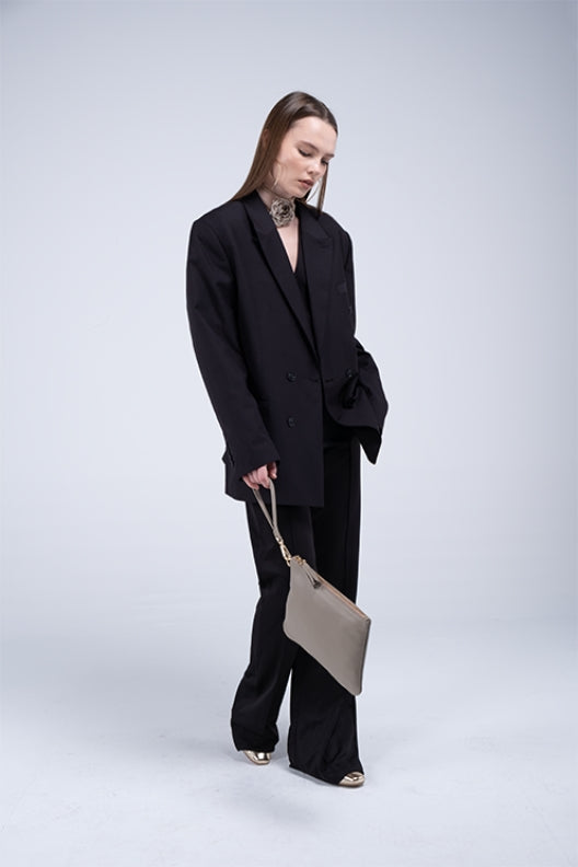 Clutch Bag - Stone