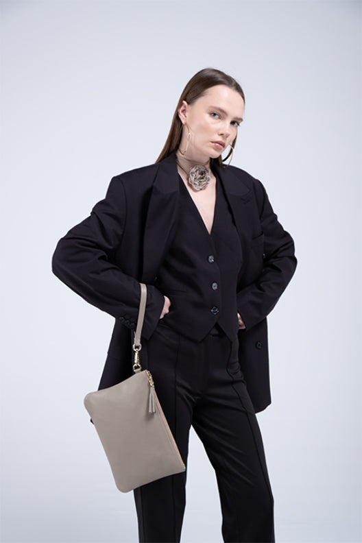 Clutch Bag - Stone